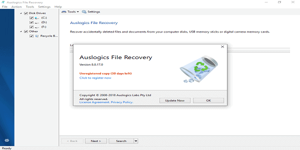 download the new for windows Auslogics File Recovery Pro 11.0.0.4
